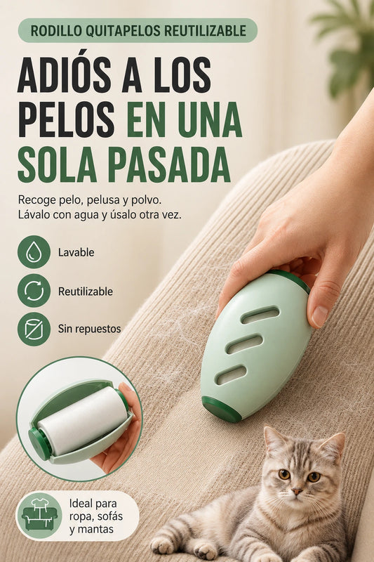 QUITAPELUSA PORTATIL REUTILIZABLE